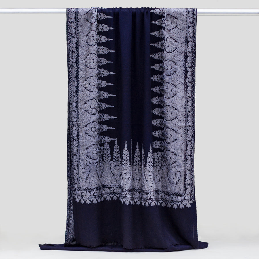 AARAV | WOOL EMBROIDERED SCARF